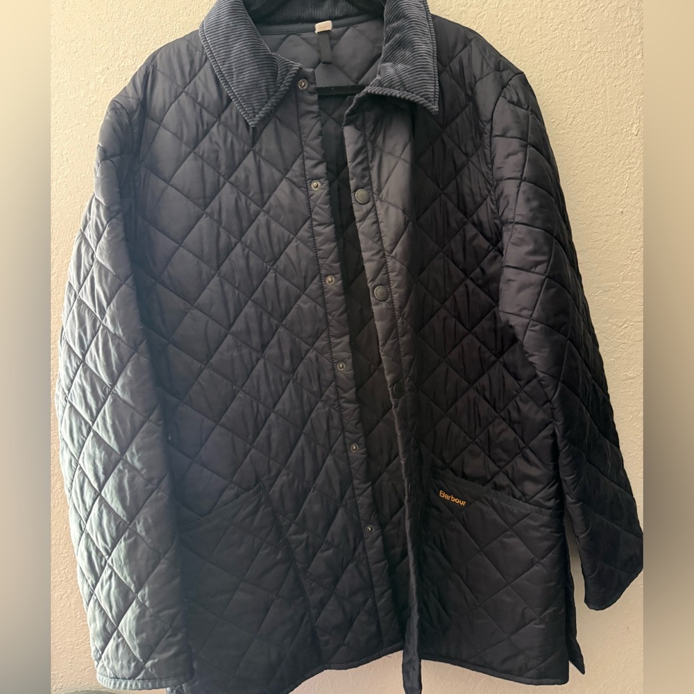 Barbour Men's Quilted Navy Jacket
